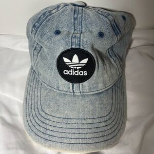 Adidas Women’s Blue and Black Trefoil Logo Hat